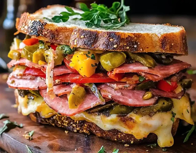 Classic Muffuletta Sandwich