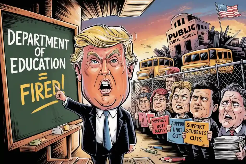 Trump vs. Schools: Is the DOE Really Getting Axed? federal student aid programs