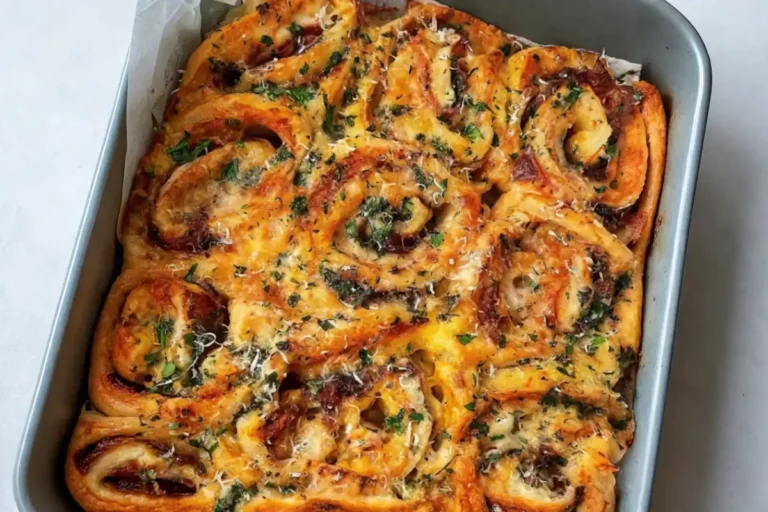 Ham and Cheese Puff Pastry Pinwheels