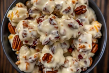 White Chocolate Cranberry Clusters