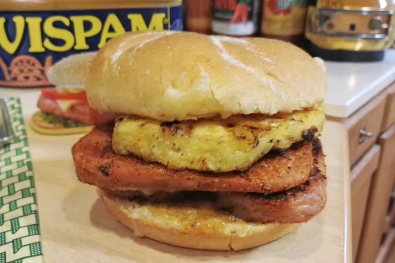 Fried Spam Sandwich