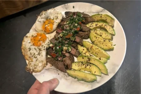 Steak Avocado & Eggs Carb-Free Plate