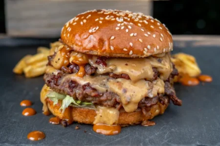 The Ultimate Double Smash Burger for Ladies Who Love to Cook Big and Bold