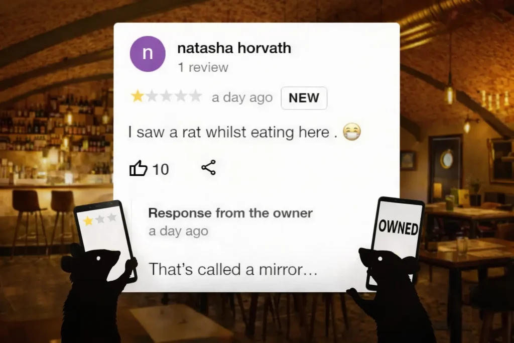 Restaurant Owner’s Savage Response to One-Star Review Goes Viral Restaurant Owner’s Savage Response to One-Star Review Goes Viral