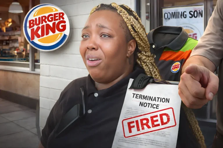 Burger King Worker Fired