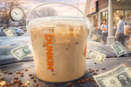 Dunkin Coffee Bucket: 48-Ounce Drink Under $10 Sparks Viral Buzz Dunkin Coffee Bucket: 48-Ounce Drink Under $10 Sparks Viral Buzz