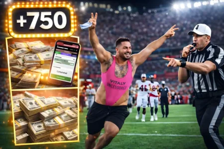 Super Bowl streaker bet turned into a $374,000 payout after on-field incident Super Bowl streaker