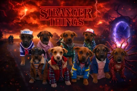 Viral Shelter Adoption Puppies Dressed as Stranger Things Characters Find Homes Faster