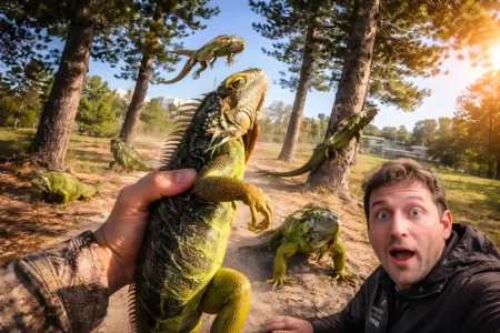 Raining Iguanas in Florida: Why Iguanas Fall From Trees During Cold Weather Raining Iguanas in Florida: Why Iguanas Fall From Trees During Cold Weather