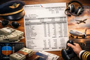 Airline Pilot Salary Hits $458K in Viral Pay Stub Airline Pilot Salary