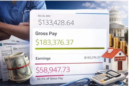 California Nurse Taxes: $183K Salary Leaves $59K in Deductions. California nurse taxes