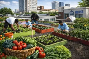 Rooftop Garden at a Homeless Shelter Fed Hundreds in Downtown Atlanta Rooftop Garden at a Homeless Shelter